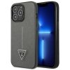 Guess GUHCP13XPSATLG iPhone 13 Pro Max 6,7 srebrny/silver hardcase SaffianoTriangle Logo